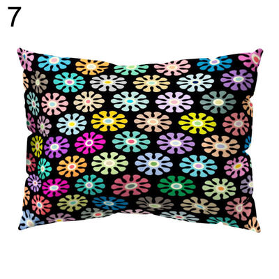 

Flower Rhombus Plaid Triangle Pillow Case Cushion Cover Sofa Bed Car Cafe Decor