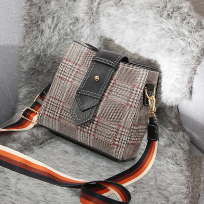 

Winter&winter small womens fashion-style high-quality single-shoulder large-capacity water-bucket bag
