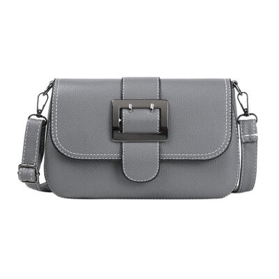 

Simple Solid Color Shoulder Handbags Women PU Leather Casual Messenger Bags