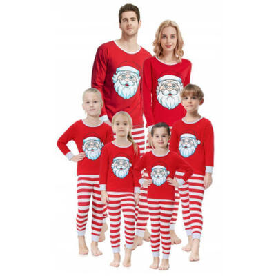 

US Family Matching Christmas Pajamas Set Mens Women Kids Sleepwear Nightwear