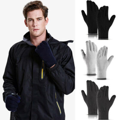 

Men Women Winter Warm Gloves Windproof Knitting Thermal Touch Screen Mittens