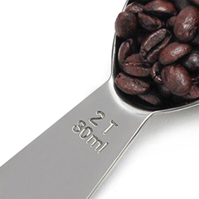 

Two-piece 304 stainless steel coffee spoon