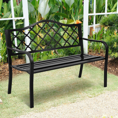 

50" Patio Garden Bench Loveseats