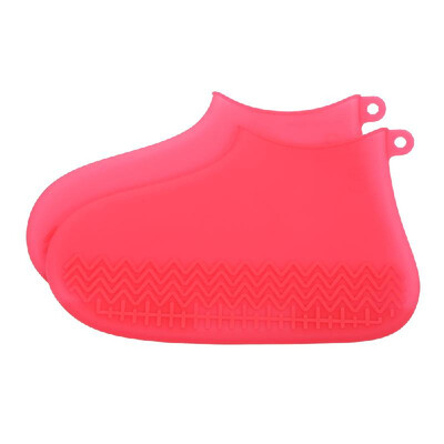 

1 Pair Reusable Waterproof Rain Shoes Covers Silicone Non-slip Rain Snow Boot Overshoes Foldable SML