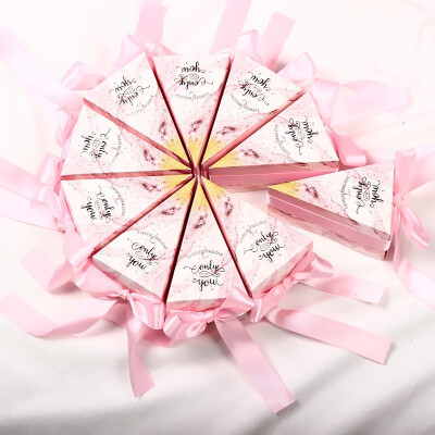 

FUNNYBUNNY Deltoid Candy Box Creative Personality Wedding Candy Gift Box Large Birthday Cake Box Cristmas Decoration