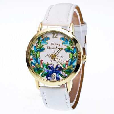 

Tree Christmas Eve New Ornaments Decoration Elderly Analog Quartz Merry Christmas Happy New Year Vogue Watches Envio Gratis