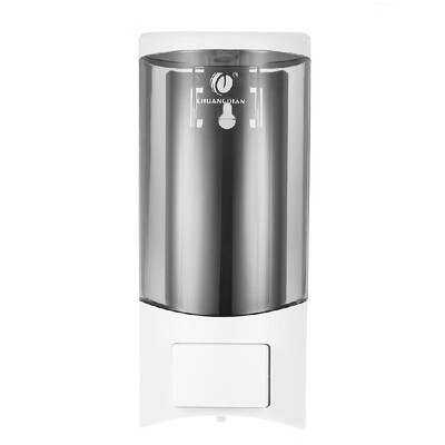 

CHUANGDIAN Wall-mounted Single Bottle Manual Soap Dispenser Shampoo Box Rest Room Washroom Toilet Hand Washing Liquid Shampoo Show