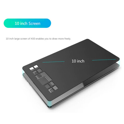 

VEIKK A50 Pen Tablet Drawing Board Handwriting Board Electronic 09cm Ultra-thin Sensitive Digital tablet with USB Cable Spare Nib