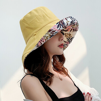 

Sunshade-cap womens summer fish&fu hat large-along solid-color Japanese-style basin cap sun-cap sun-proof