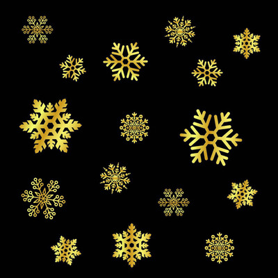 

〖Follure〗2019 Merry Christmas Gold Household Wall Sticker Mural Decor Decal Removable