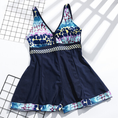 

Roseonmyhand Women Plus Size Tankini Swimjupmsuit Swimsuit Beachwear Padded Swimwear