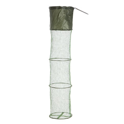 

Portable Collapsible Mesh Fishing Net Cage Fish Trap Fishing Basket for Keeping FishesSmeltMinnowsCrabShrimpsLobsters