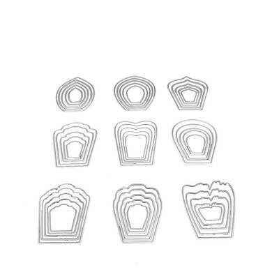 

Siaonvr New Flower Heart Metal Cutting Dies Stencils DIY Scrapbooking Album Paper Card