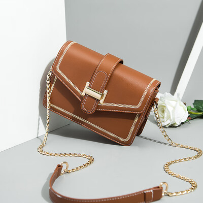 

Summer on the new Korean version of young girls fashion single shoulder slanting bag simple leisure chain bag