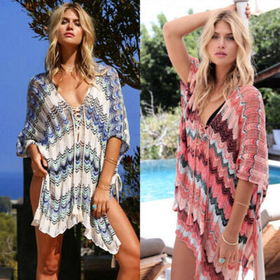 

Womens Sheer Bikini Cover Up Swimwear Swimsuit Bathing Suit Summer Beach Dress