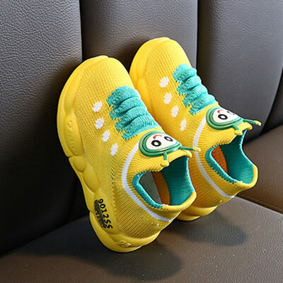 

Baby Girls Breathable Anti-Slip Cartoon Animal Print Shoes Sneakers Toddler Soft Soled First Walkers