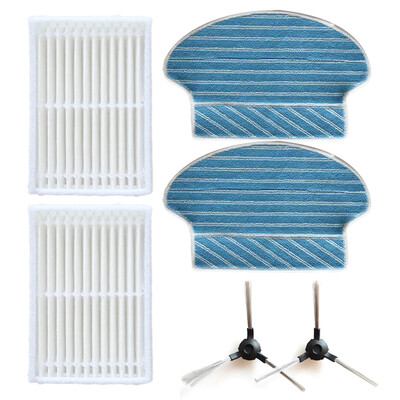 

Mop ClothsFiltersSide Brushes For Midea VCR15 VCR16 Cleaner Machine Suitable