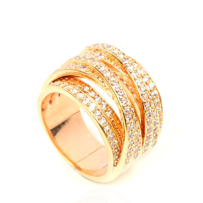

Blucome ring ring Multi-circle fashion tail ring 7258