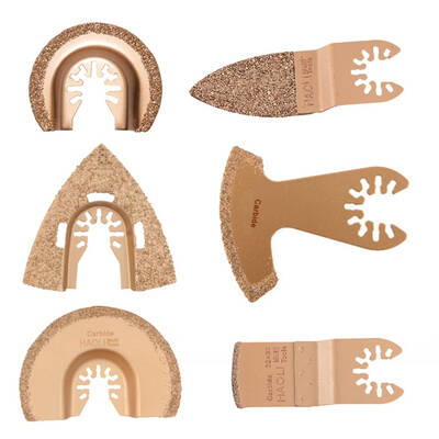 

6PCS Quick Release Oscillating Multi Tool Electric Saw Blades Grinding Blades