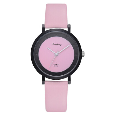 

Europe&the United States simple trend trend personality PU belt watch fashion new candy color ladies watch