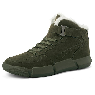 

Mens shoes plus cotton velvet warm high shoes shoes shoes Harajuku tide shoes retro style casual shoes