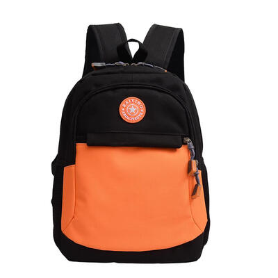 

Children Splicing Color Travel Backpacks Kids Knapsack Nylon Large Rucksack