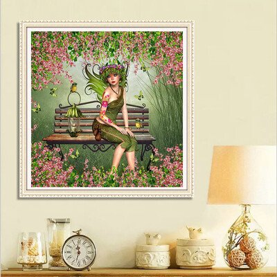 

Gobestart 5D DIY Diamond Painting Embroidery Round Diamond Home Decor Gift