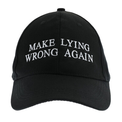 

Make Lying Wrong Again Embroidered Ball Cap1-5pack