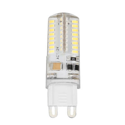

G9 LED Lamp 3W AC 110V 64 SMD3014 LED Bulb 360 Beam Angle Silicone Light