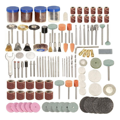 

166Pcs 18" Rotary Tools Polishing Wheel Drill for Grinding Sanding