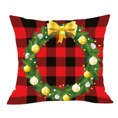 

Tailored Christmas Series Printed Pillowcase Soft Decoration Cushion Cover Pillowcase