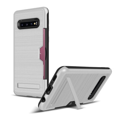 

Hybrid Bumper Case Samsung Galaxy S10 Card Holder TPU Cover Samsung S10 Samsung Galaxy S10 SM-G973FDS SM-G973X Stand Case 61