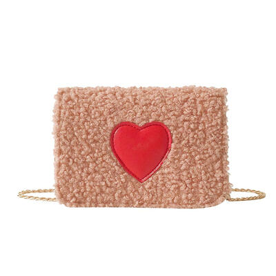 

Winter Heart Small Crossbody Bags Women Girls Chain Shoulder Messenger Bags