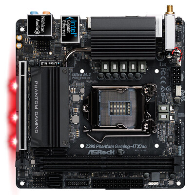 

ASRock Z390 Phantom Gaming-ITXac motherboard Intel Z390LGA 1151