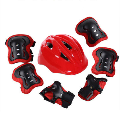 

Kids Boy Girl Safety Helmet Knee Elbow Pad Sets For Cycling Skate Bike