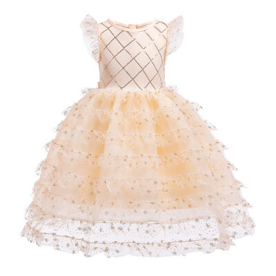 

Floral Baby Girls Princess Bridesmaid Pageant Gown Birthday Party Wedding Dress