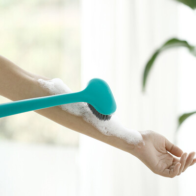 

Gobestart Long Handle bath brush Body Back Scrubber Shower Bristle Spa Bathroom Newest GN