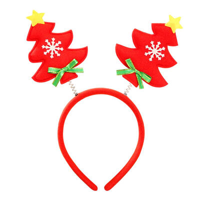 

Adult Kids Christmas Tree Headband New Year Headwear Party Decor Hairband