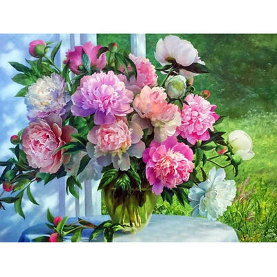 

5D DIY Full Drill Square Diamond Painting Flowers Embroidery Mosaic Kits