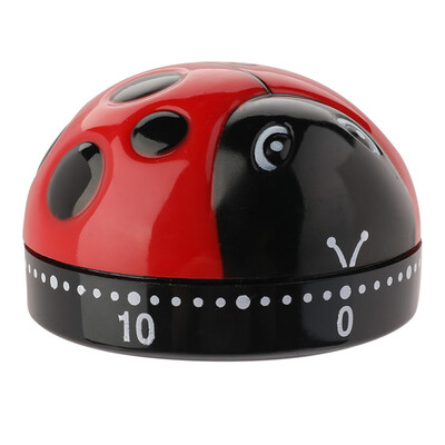 

1 Pcs 60 Minutes Kitchen Oven Mechanical Timers Lovely Beetle Countdown Timer