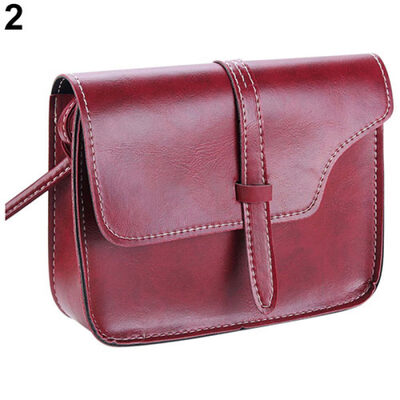 

Women Faux Leather Messenger Crossbody Shoulder Bag Satchel Tote Handbag Clutch