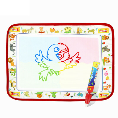 

Kid Aqua Magic 4 Colors Painting Mat Children Writing Doodle Pad Water Drawing Blanket Toy