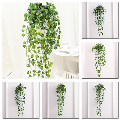 

90cm Artificial Vine Leaves Garland Plants Fake leaf Rattan Greenery Home Decor
