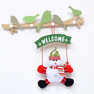 

Christmas Door Decorations Wreath Welcome Sign Door Hanging Decor Front Door Decorations Christmas Party Decorations