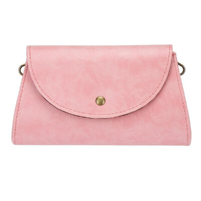 

New Fashion Women Shoulder Bag PU Leather Flap Front Magnetic Stud Mini Messenger Crossbody Bag