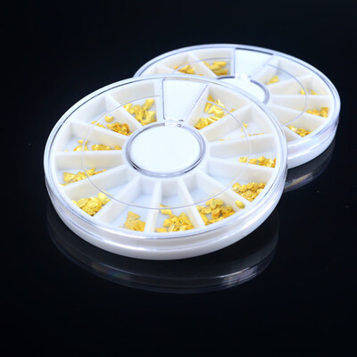 

Toponeto Nail Art Supplies Metal Turntable Posted Nails Jewelry Crystal Accessories
