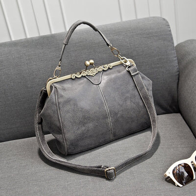 

2017 new brand vintage bags retro PU leather tote bag women messenger bags small green clutch ladies shoulder handbags
