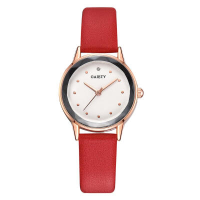 

Fashion Women Watche Top Brand Leather Strap Ladies Quartz Wristwatch Simple Dial Casual Clock Dress Gift Zegarki Damskie