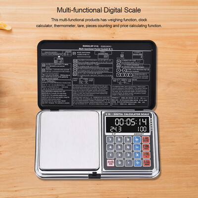 

Multi-functional Portable LCD Digital Pocket Scale Jewelry Gold Weighting Price Calculating Digital Pocket Scale Jewelry Scales