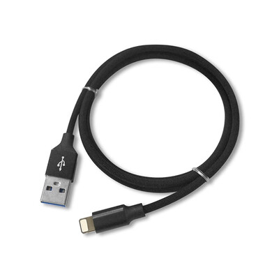 

1M Nylon Braided Fast Charger Data USB Cable for 8 Pin Devices